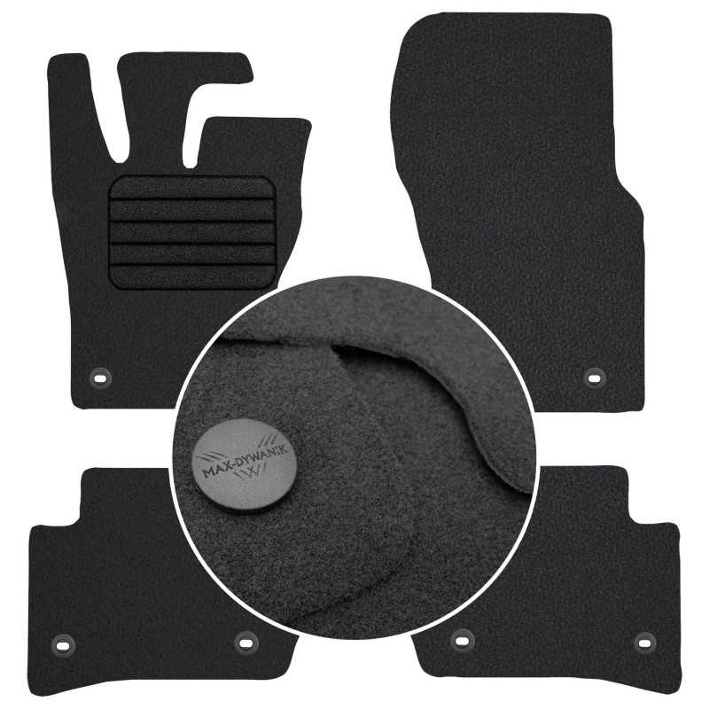 „Range Rover Velar“ 2017- (be išpjovos) veliūriniai kilimėliai MAX-DYWANIK