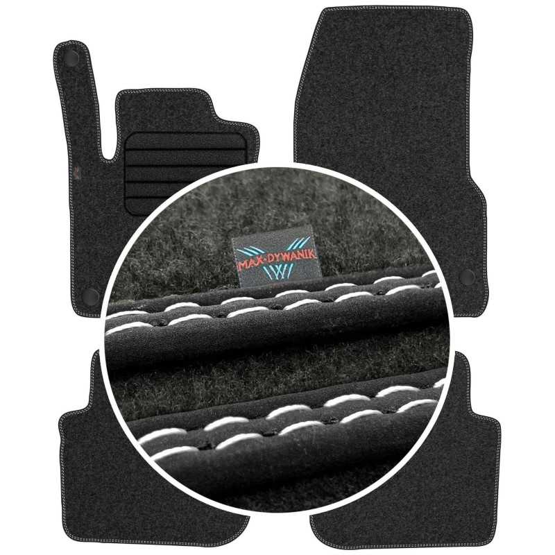 „Smart Forfour I“ 2004–2006 m. veliūriniai kilimėliai MAX-DYWANIK