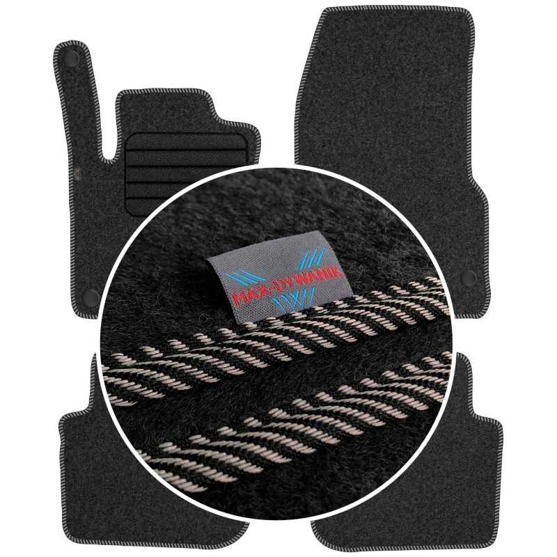 „Smart Forfour I“ 2004–2006 m. veliūriniai kilimėliai MAX-DYWANIK