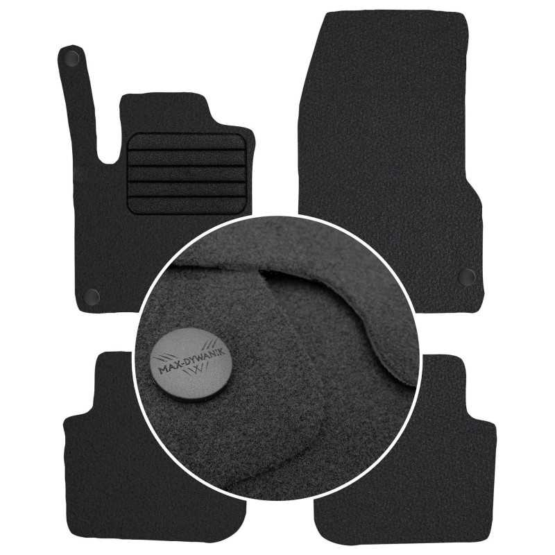 „Smart Forfour I“ 2004–2006 m. veliūriniai kilimėliai MAX-DYWANIK