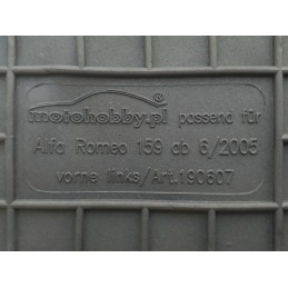 Alfa Romeo 159 2004-2011 m. guminiai kilimėliai MOTOHOBBY priekiniai 190607/2