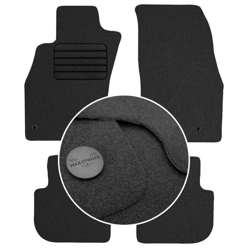 Alfa Romeo Mito 2008-2018 Veliūriniai kilimėliai MAX-MAT