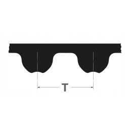 Sustiprintas dantytas diržas 2590 14mhp 55 optibelt