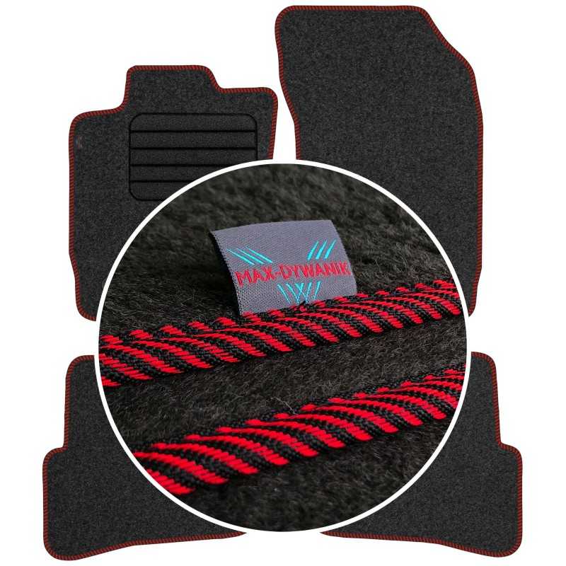 Audi A1 2010-2018 Veliūriniai kilimėliai MAX-MAT