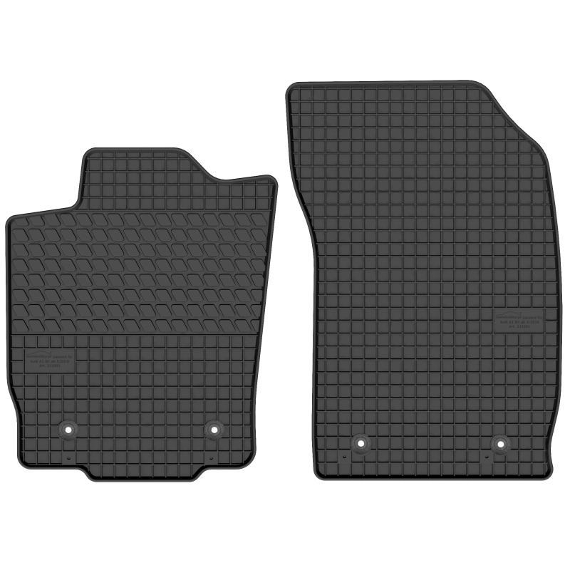 Audi A1 8X 2010-2018 m. guminiai kilimėliai MOTOHOBBY priekiniai 211001/2