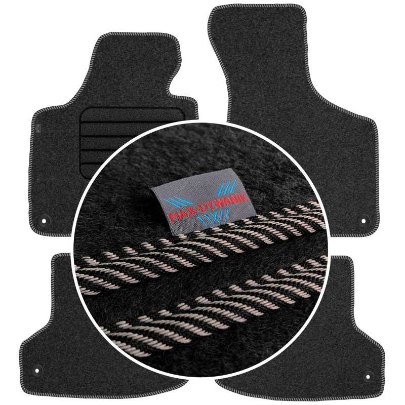 Audi A3 8P 2003-2012 Veliūriniai kilimėliai MAX-MAT