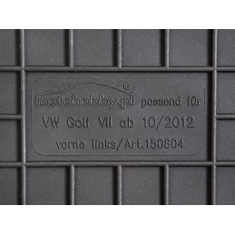 Audi A3 III 8V 2012-2020 Guminiai kilimėliai MOTOHOBBY FRONT 150804/2