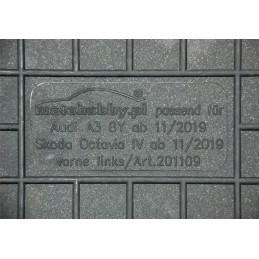 Audi A3 IV 8Y 2020- Guminiai kilimėliai MOTOHOBBY 201109