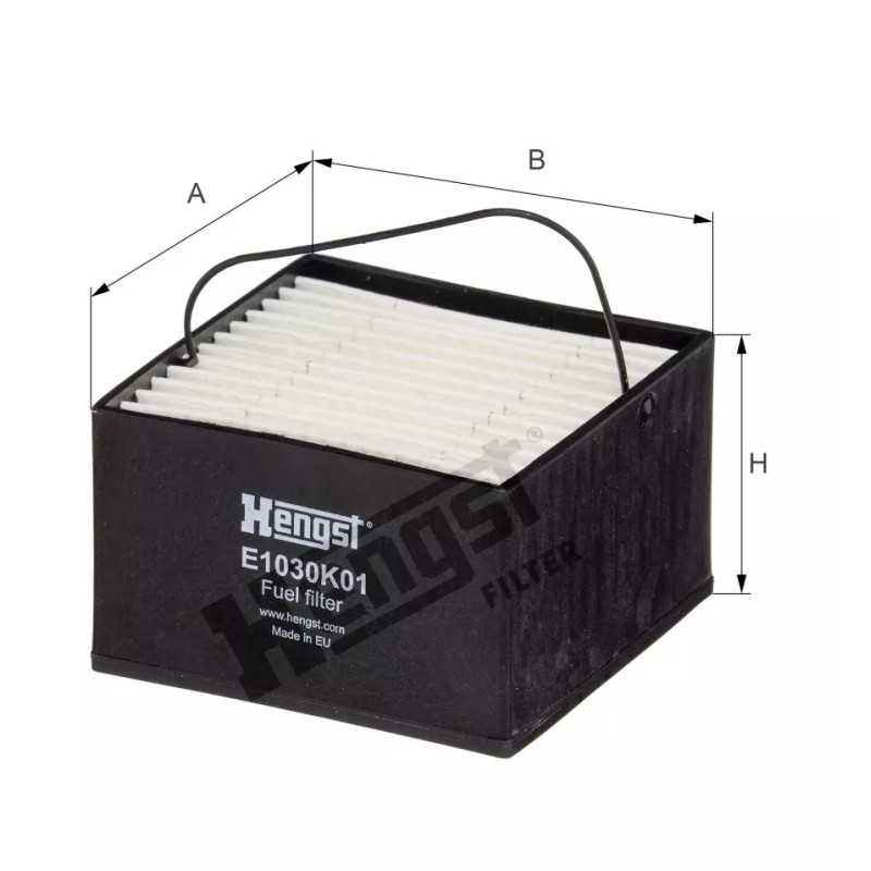 E1030K01 Hengst kuro filtro įdėklas