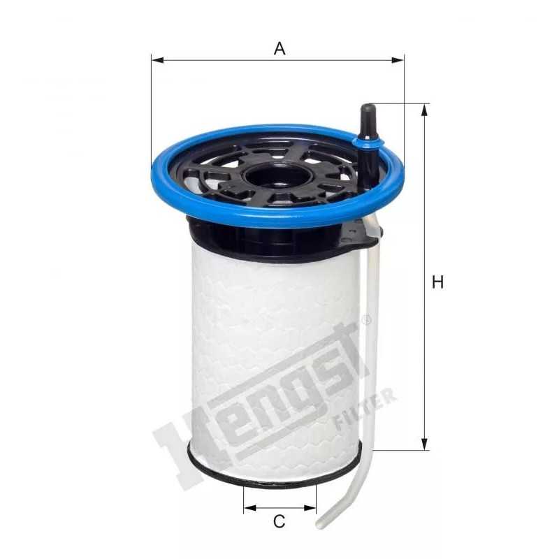 E104KP Hengst kuro filtras