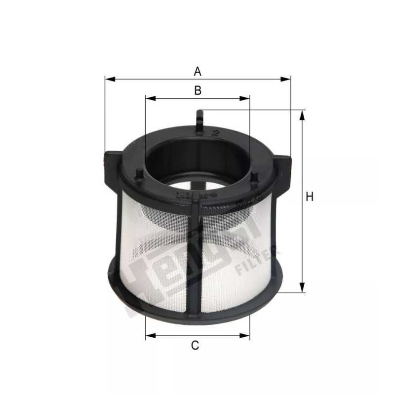 E11S04 D132 Hengst kuro filtro įdėklas