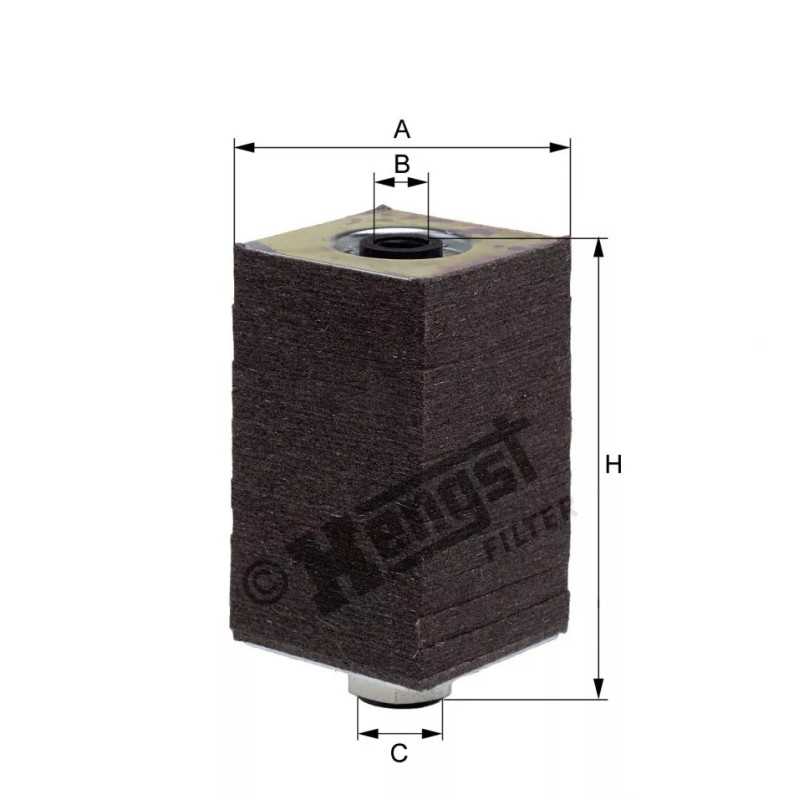 E2020KF Hengst kuro filtro įdėklas