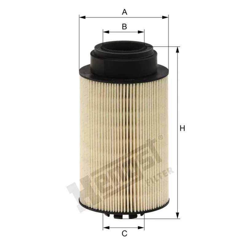 E422KP02 D168 Hengst kuro filtro įdėklas