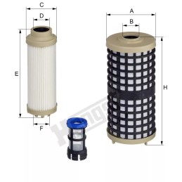 E429KP D243-3 Hengst kuro filtro įdėklas
