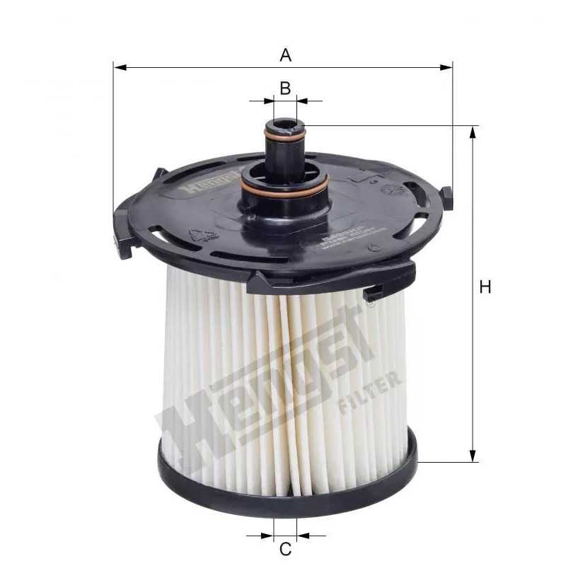 E433KPD257 Hengst kuro filtras