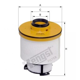 E467KPD384 Hengst kuro filtras