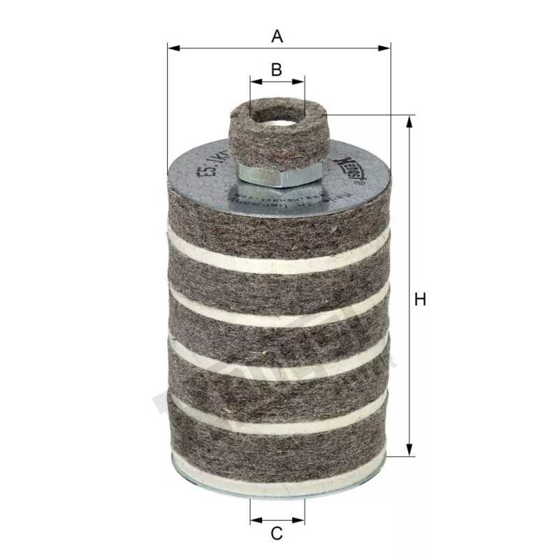 E5.1KF Hengst kuro filtro įdėklas