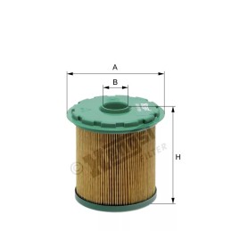 E61KP D90 Hengst kuro filtro įdėklas