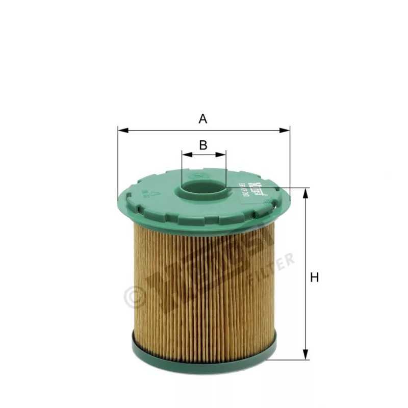 E61KP D90 Hengst kuro filtro įdėklas