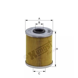 E63KP D78 Hengst kuro filtro įdėklas