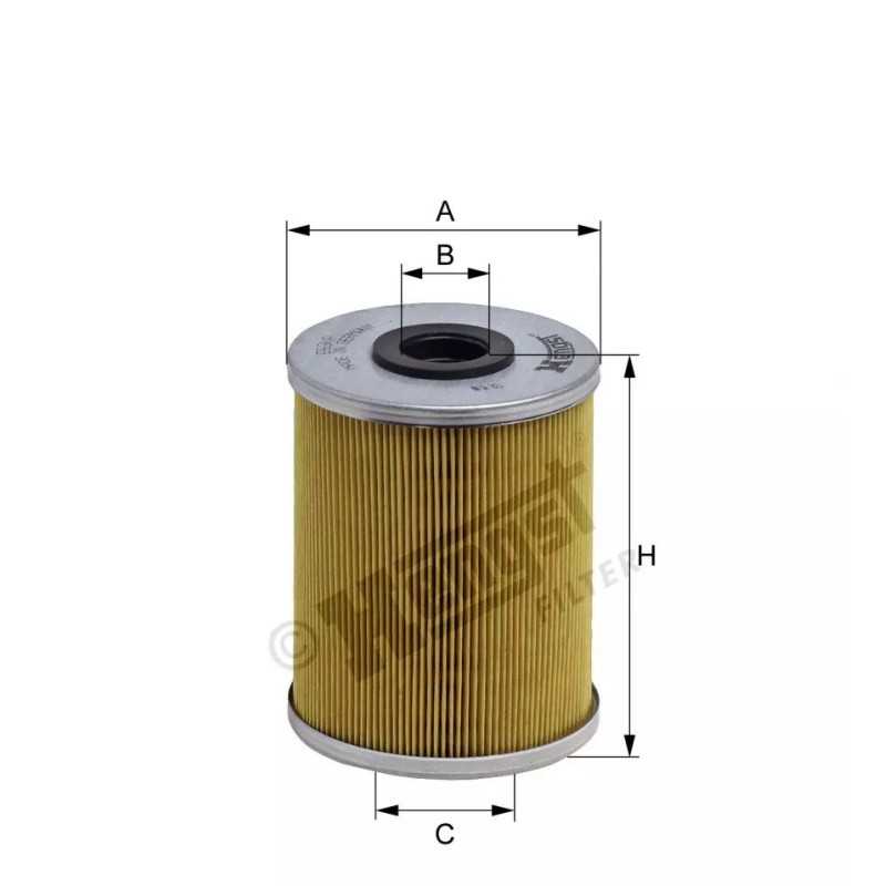 E63KP D78 Hengst kuro filtro įdėklas