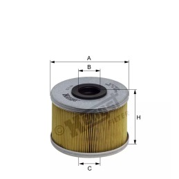 E64KP D78 Hengst kuro filtro įdėklas