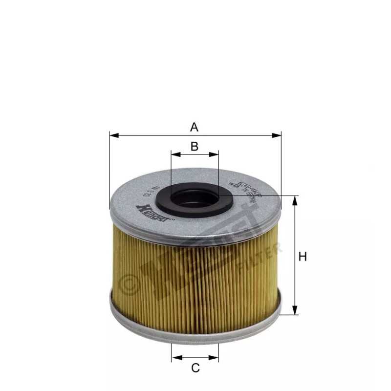 E64KP D78 Hengst kuro filtro įdėklas