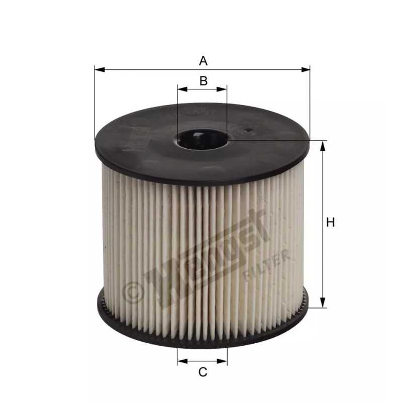 E69KP D100 Hengst kuro filtro įdėklas