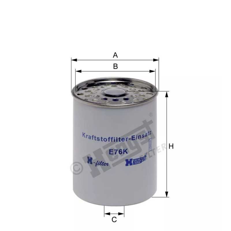 E76K D42 Hengst kuro filtras