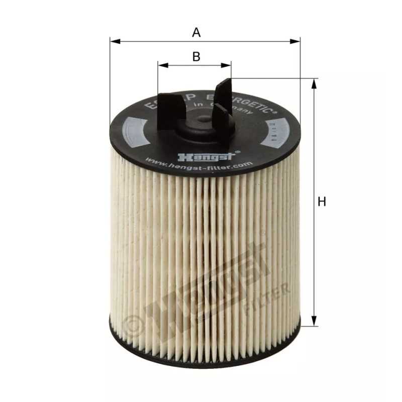 E80KP D136 Hengst kuro filtro įdėklas