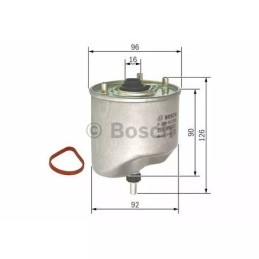 F 026 402 862 BOSCH Kuro filtras