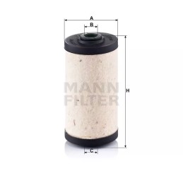 BFU 707 MANN-FILTER KURO FILTRAS ROBUR 3000-3002