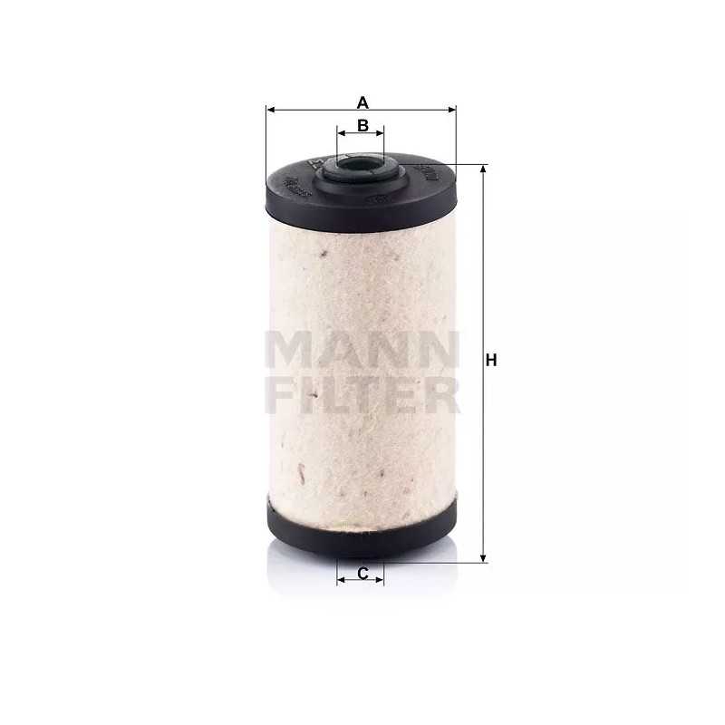 BFU 707 MANN-FILTER KURO FILTRAS ROBUR 3000-3002