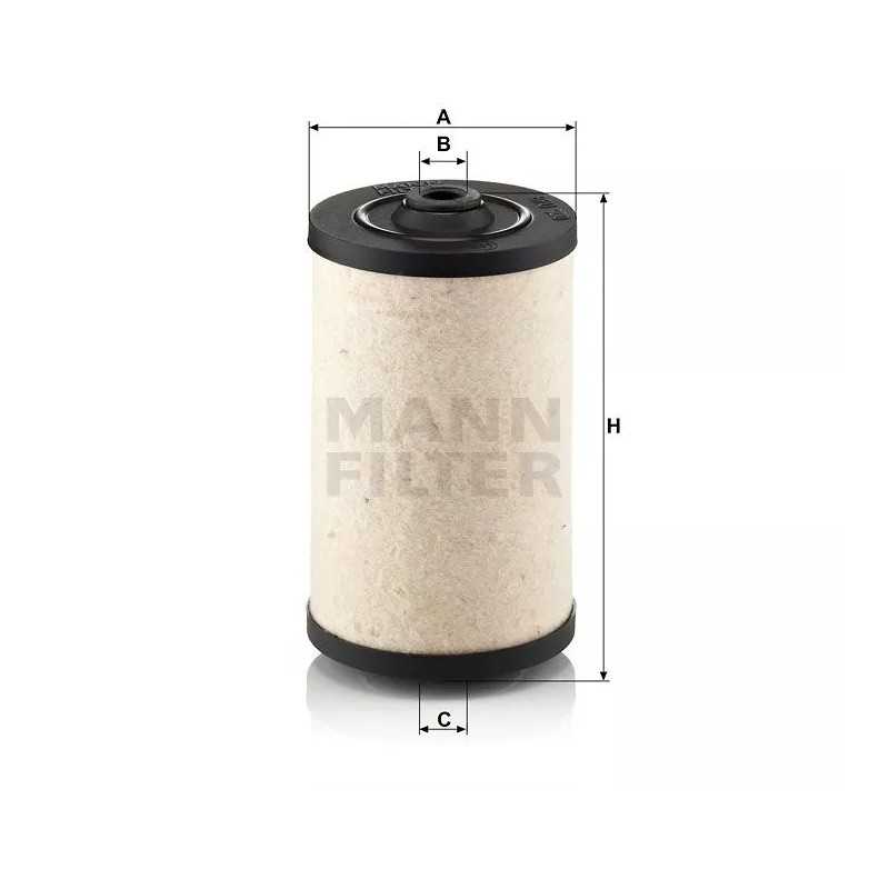 BFU 900X MANN-FILTER KURO FILTRAS DB SCANIA VOLVO