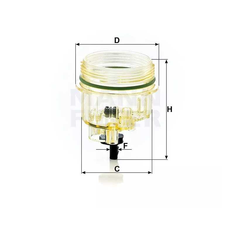 BL 1 MANN DEGALŲ FILTRO SEPARATORIUS