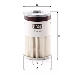 „Mann“ kuro filtras P11001X
