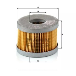 65/1X MANN-FILTER kuro filtras