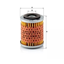 P 66X MANN-FILTER kuro filtras