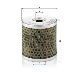 P 718/2X MANN-FILTER kuro filtras