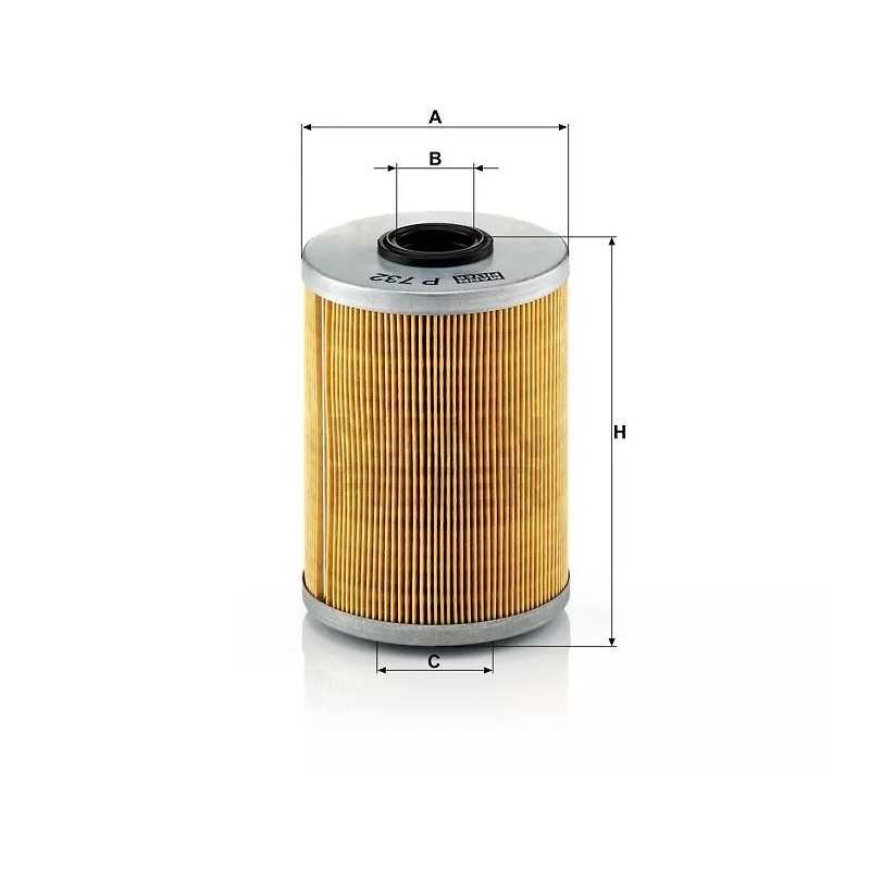 P 732X MANN-FILTER KURO FILTRAS OPEL VECTRA