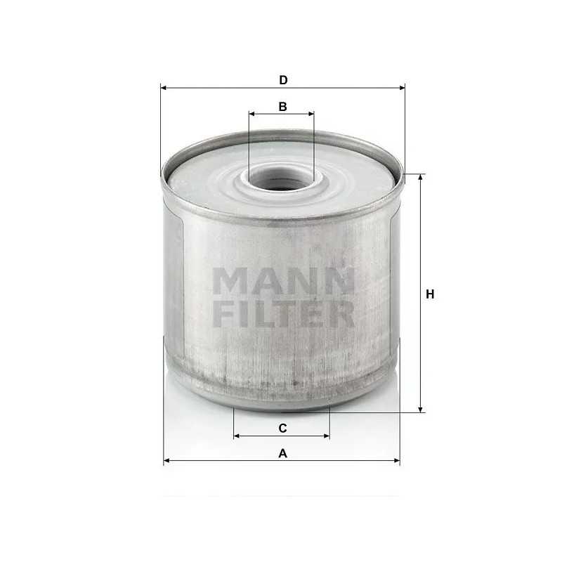 P 917/1X MANN-FILTER KURO FILTRAS MASSEY FERGUSON MF231-MF261