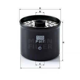 P 917X MANN-FILTER KURO FILTRAS IVECO DAF JELC IŠ AUTOSAN