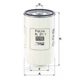 Manno kuro filtras PL271/1