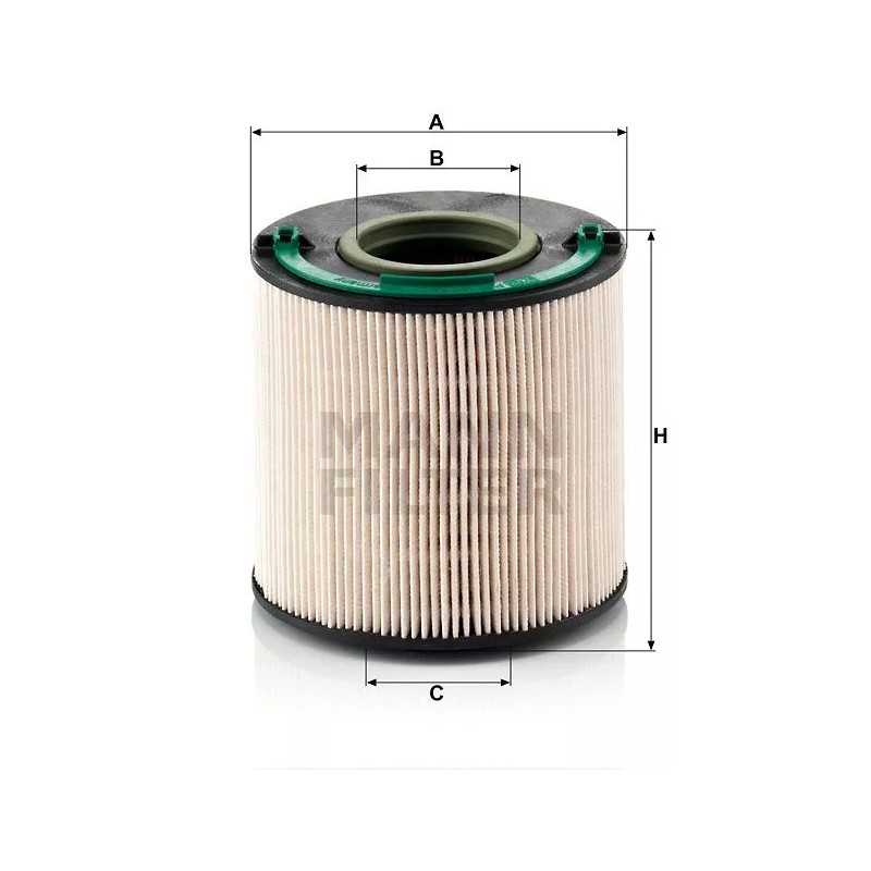 PU 1040X MANN-FILTER kuro filtras