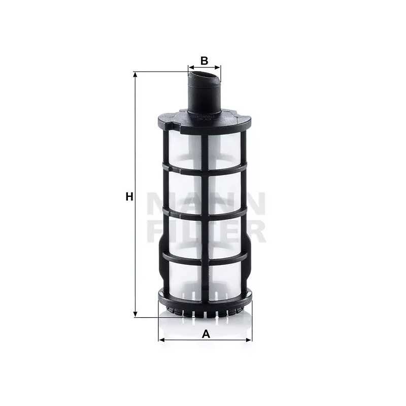 PU30/1X MANN kuro filtras