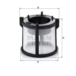 PU 51Z MANN-FILTER kuro filtras