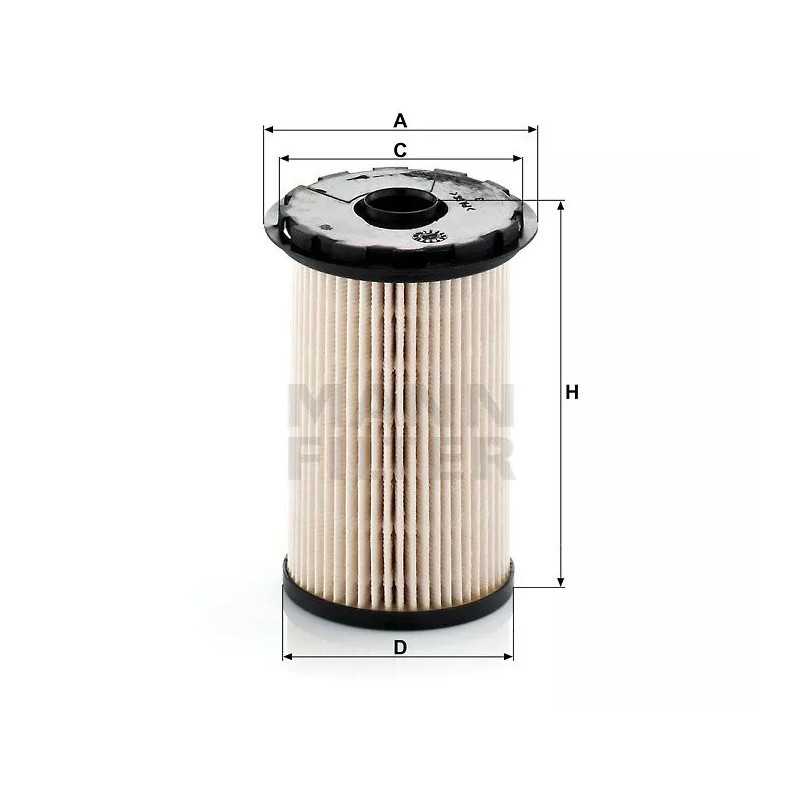 PU 7002X MANN-FILTER kuro filtras FORD