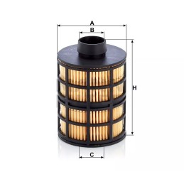 PU 723X MANN-FILTER KURO FILTRAS FIAT DOBLO, PANDA 1.3 JTD