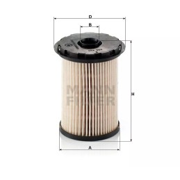 PU 731X MANN-FILTER kuro filtras