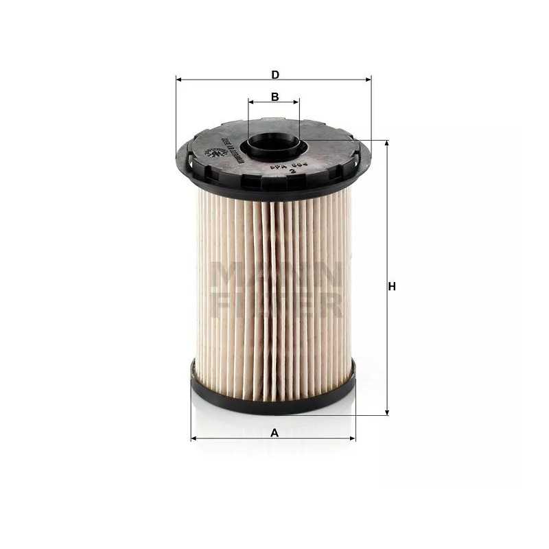 PU 731X MANN-FILTER kuro filtras
